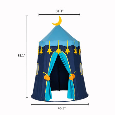 Play Tent for Boys, Kids Castle Playhouse for Children Kids Pop Up Foldable Play House Ball Pit with Sticky Balls Indoor & Outdoor Pitching Activity Games