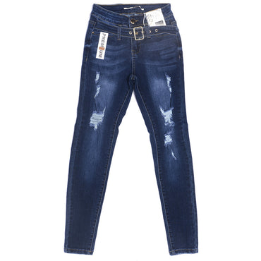 High quality skinny elastic women Jeans high waist pencil jeans long