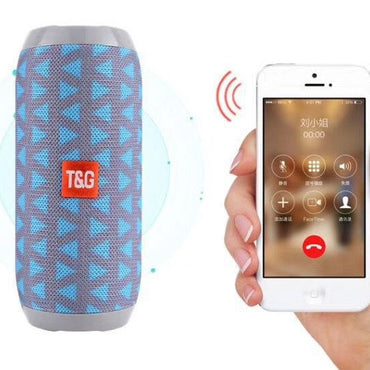TG117 Cloth Art Bluetooth speaker outdoor waterproof subwoofer double diaphragm high quality portable insert cartoon speaker