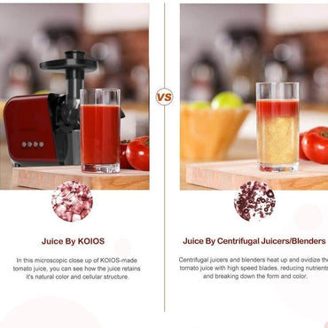 Koios B5100 Masticating Juicer with Reversible and Quiet Motor