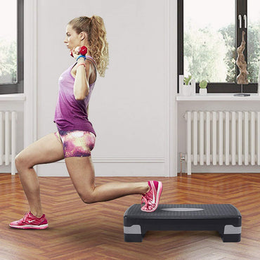 Free shipping New 27'' Fitness Aerobic Step Adjust 4