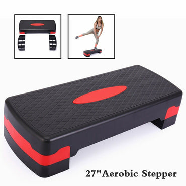 Free shipping New 27'' Fitness Aerobic Step Adjust 4