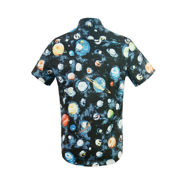Men Stardust 3D Print Ultra High quality Shirt Funny Graphic Short Sleeve Hawaiian Shirts