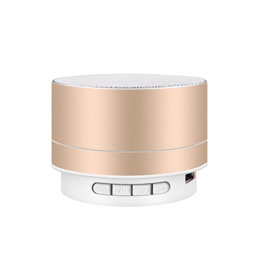 A10 metal bluetooth audio mobile computer notebook subwoofer mini cannon wireless card small speaker colorful lighting