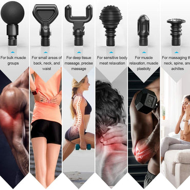 Massage Gun, RENPHO C3 Deep Tissue Muscle Massager, Powerful Percussion Massager Handheld with Portable Case for Home Gym Workouts Equipment, Back Neck Shoulder Soreness Stiffness Knots Tension Relief