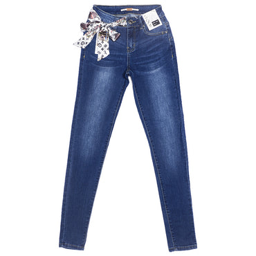 High quality skinny elastic women Jeans high waist pencil jeans long