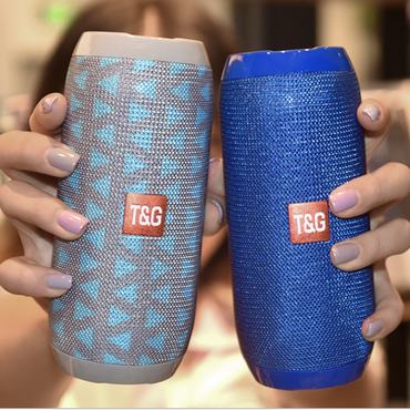 TG117 Cloth Art Bluetooth speaker outdoor waterproof subwoofer double diaphragm high quality portable insert cartoon speaker