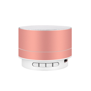 A10 metal bluetooth audio mobile computer notebook subwoofer mini cannon wireless card small speaker colorful lighting