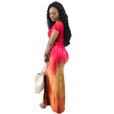 Casual Gradient Maxi Dress