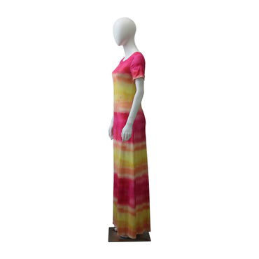 Casual Gradient Maxi Dress