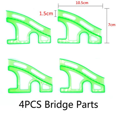 Railway Magical Glowing Flexible Track Car Toys Children Racing Bend Rail Track Led Electronic Flash Light Car DIY Toy Kids Gift