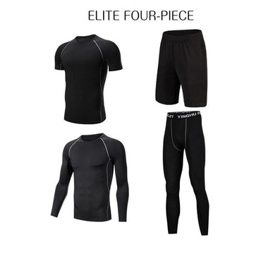 Men's Tracksuit Compression Sports Suit Gym Fitness Clothes Running Jogging Sport Wear Training Exercise Workout Tights