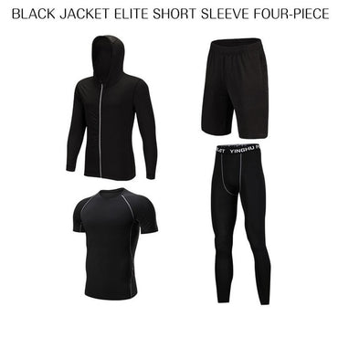 Men's Tracksuit Compression Sports Suit Gym Fitness Clothes Running Jogging Sport Wear Training Exercise Workout Tights