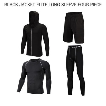 Men's Tracksuit Compression Sports Suit Gym Fitness Clothes Running Jogging Sport Wear Training Exercise Workout Tights