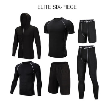 Men's Tracksuit Compression Sports Suit Gym Fitness Clothes Running Jogging Sport Wear Training Exercise Workout Tights