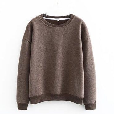 Tangada women fleece hoodie sweatshirts winter japanese fashion 2020 oversize ladies pullovers warm pocket hooded jacket SD60