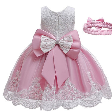 Girls First Birthday Dress for Newborn Baby Toddler Princess Carnival Dresses Kids Girl Party Prom Gown Vestidos Dress Girl