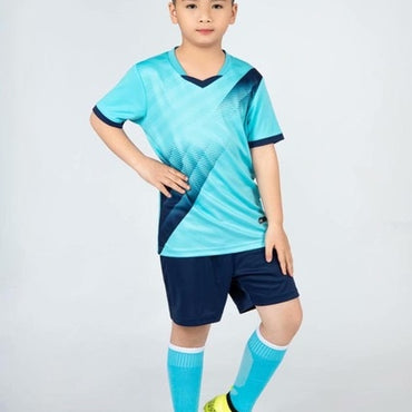2020 Kids football Uniforms boys girl soccer Jerseys Custom child Soccer Jersey Set Sportswear t-shirt sports suit new style