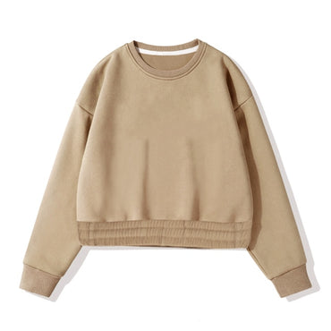 Aachoae Women Unisex Couple Hoodies Sweatshirt Fleece 100% Cotton Tracksuit Sweatshirt 2020 Winter Casual Loose Jumper Plus Size