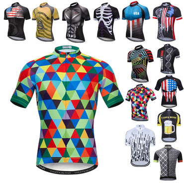 Weimostar 2021 Summer Men's Cycling Jersey Shirt Racing Sport Bicycle Shirt Ropa Ciclismo Pro Team MTB Bike JerseyCycling Wear