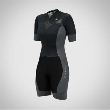 2020 Women's Triathlon Short Sleeve Cycling Jersey Sets Skinsuit Maillot Ropa Ciclismo Bicycle Clothing Bike Clothes Go Jumpsuit