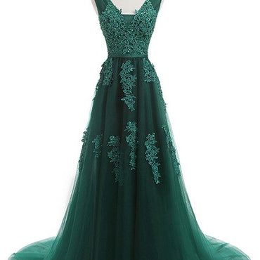 SSYFashion Hot Sell Sweet Light Blue Lace V-neck Lacing Long Evening Dress The Bride Party Sexy Backless Prom Dresses Custom