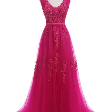 SSYFashion Hot Sell Sweet Light Blue Lace V-neck Lacing Long Evening Dress The Bride Party Sexy Backless Prom Dresses Custom