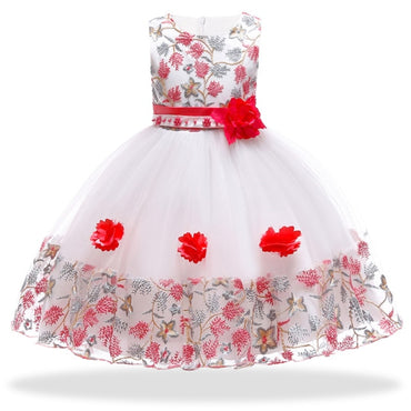 Children's Dresses Flower Girls Wedding Dress Kids Prom Dresses For Girls Elegant Baby Clothes Summer Princess Party Vestidos 8Y
