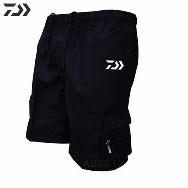 New Daiwa Thin Anti-sweat Fishing Shorts Men's Breathable Quick Dry Fishing Clothing Summer Solid Outdoor Sport Fishing Wear