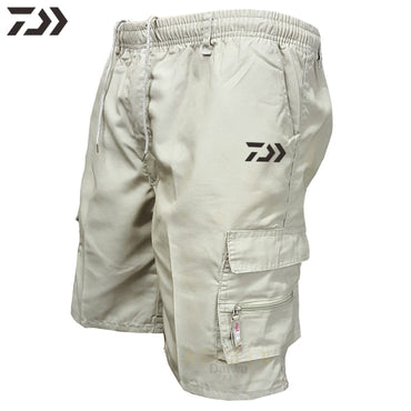 New Daiwa Thin Anti-sweat Fishing Shorts Men's Breathable Quick Dry Fishing Clothing Summer Solid Outdoor Sport Fishing Wear