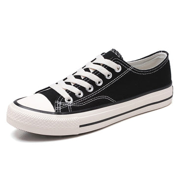 2021 Men Canvas Sneakers Lovers Comfortable Casual Men's Spring Shoes Flats White Black Blue Breathable Man Walking Shoes S19