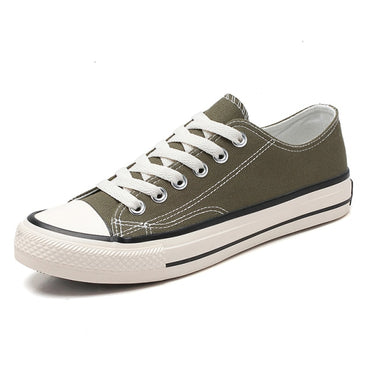 2021 Men Canvas Sneakers Lovers Comfortable Casual Men's Spring Shoes Flats White Black Blue Breathable Man Walking Shoes S19