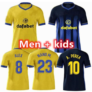 20 21 CADIZ CF 8 Alex Soccer Jersey 10 Perela 20 Carcelen 7 Salvi 16 Cala 12 Cala 12 Bodiger Jurado Football Kits de chemise