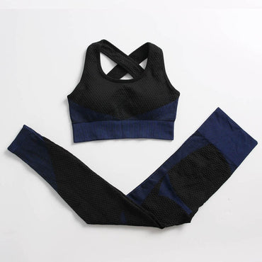 Yoga Sets Women Fitness Sportswear Seamless Women's Suit Outfit Long Sleeve Yoga Clothing Female Sport Gym Wear Running Clothes