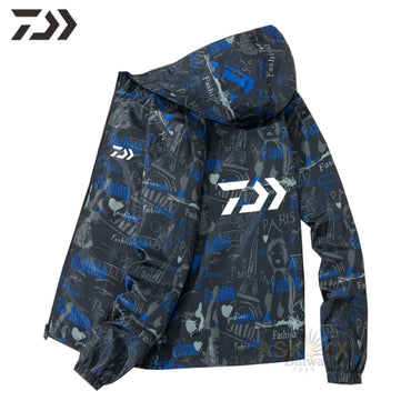Daiwa Fishing Clothing UV Protection Fishing Jacket Men's Thin Breathable Fishing Clothes Gakamatsu Outdoor Sport Fishing Wear