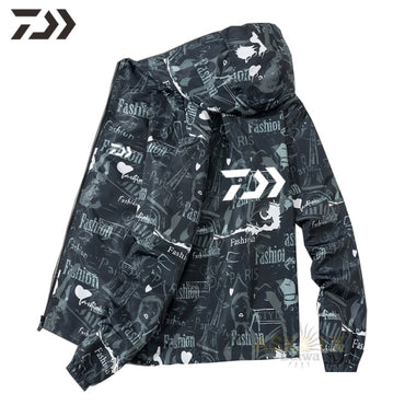 Daiwa Fishing Clothing UV Protection Fishing Jacket Men's Thin Breathable Fishing Clothes Gakamatsu Outdoor Sport Fishing Wear