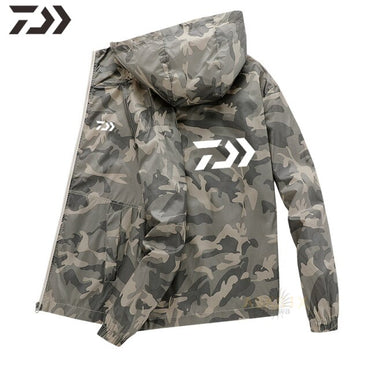 Daiwa Fishing Clothing UV Protection Fishing Jacket Men's Thin Breathable Fishing Clothes Gakamatsu Outdoor Sport Fishing Wear