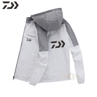 Daiwa Fishing Clothing UV Protection Fishing Jacket Men's Thin Breathable Fishing Clothes Gakamatsu Outdoor Sport Fishing Wear