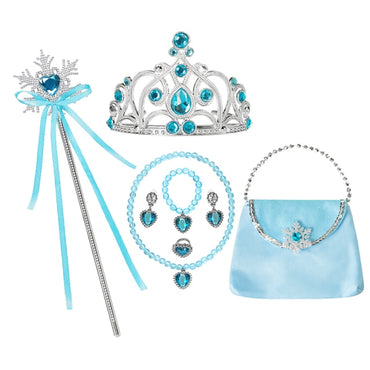 Autumn Winter Frozen 2 Elsa Princess Cosplay Snow Queen Dress Girl White Long Sleeve Mesh Prom Gown Kids Halloween Party Costume