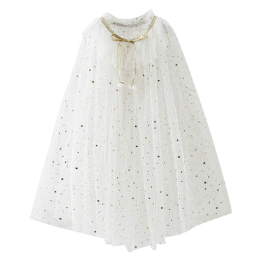 Autumn Winter Frozen 2 Elsa Princess Cosplay Snow Queen Dress Girl White Long Sleeve Mesh Prom Gown Kids Halloween Party Costume