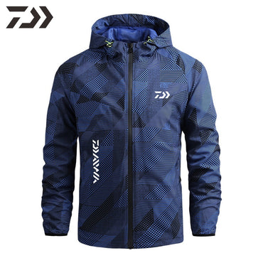 New Men's Spring Thin Hoodie Breathable Quick Dry Fishing Jacket Daiwa Sun Protection Outdoor Sport Fishing Clothe Daiwa Wear