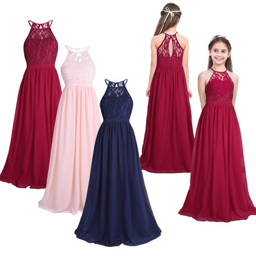 FEESHOW Summer Girls Dress Children's Clothing Party Princess Baby Kids Girls Clothing Wedding Dresses Prom Dress Teen Costume