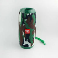 TG117 Cloth Art Bluetooth speaker outdoor waterproof subwoofer double diaphragm high quality portable insert cartoon speaker