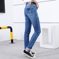 Custom Ropa De Mujer Pant Women Denim Skinny Calca Feminina Pantalone Lady Femme Stretch Fringe Women Jeans