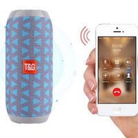 TG117 Cloth Art Bluetooth speaker outdoor waterproof subwoofer double diaphragm high quality portable insert cartoon speaker