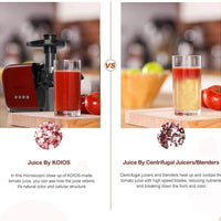 Koios B5100 Masticating Juicer with Reversible and Quiet Motor