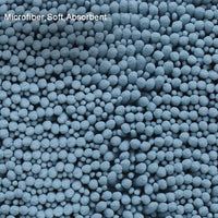 Soft Microfiber Non-Slip Bath Mats for Bathroom Bathtub Shower Washable Absorbent Bath Rugs, Machine Washable - 31" x 20"