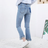 Basic Women Skinny Jeans Slim fit elastic High Waist Ladies' jeans fit