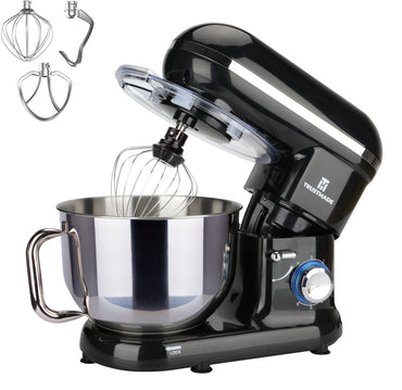 5.8QT 6 Speed Control Electric Stand Mixer with Stainless Steel Mixing Bowl Food Mixer TRUSTMADE