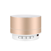 A10 metal bluetooth audio mobile computer notebook subwoofer mini cannon wireless card small speaker colorful lighting